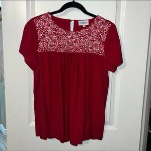 Washco Embroidered Top